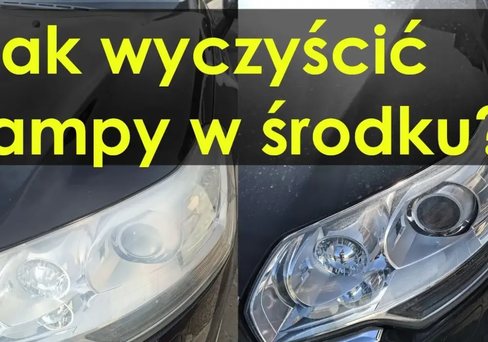 Jak wyczyścić lampy w samochodzie od środka, by poprawić widoczność